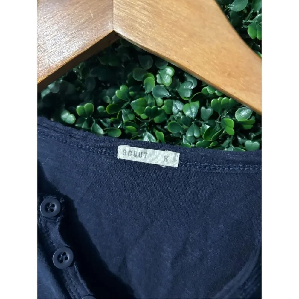 Scout Men’s Dark Blue 100% Cotton Shirt Sz Small